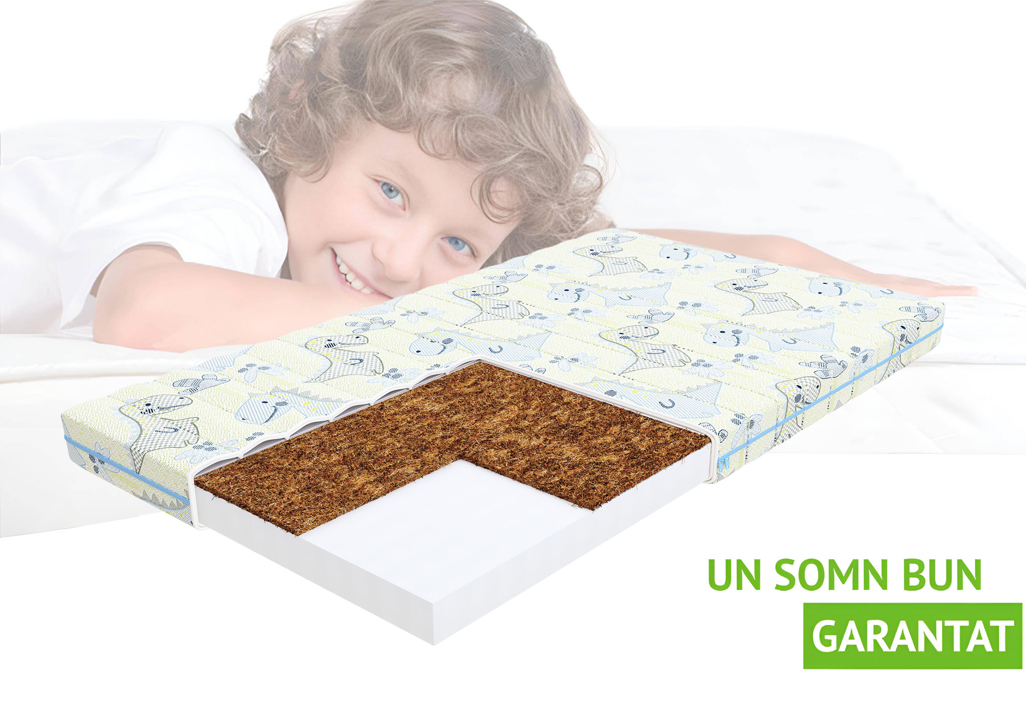 Saltea Calmer cu cocos 80x160 | Wilsondo.ro